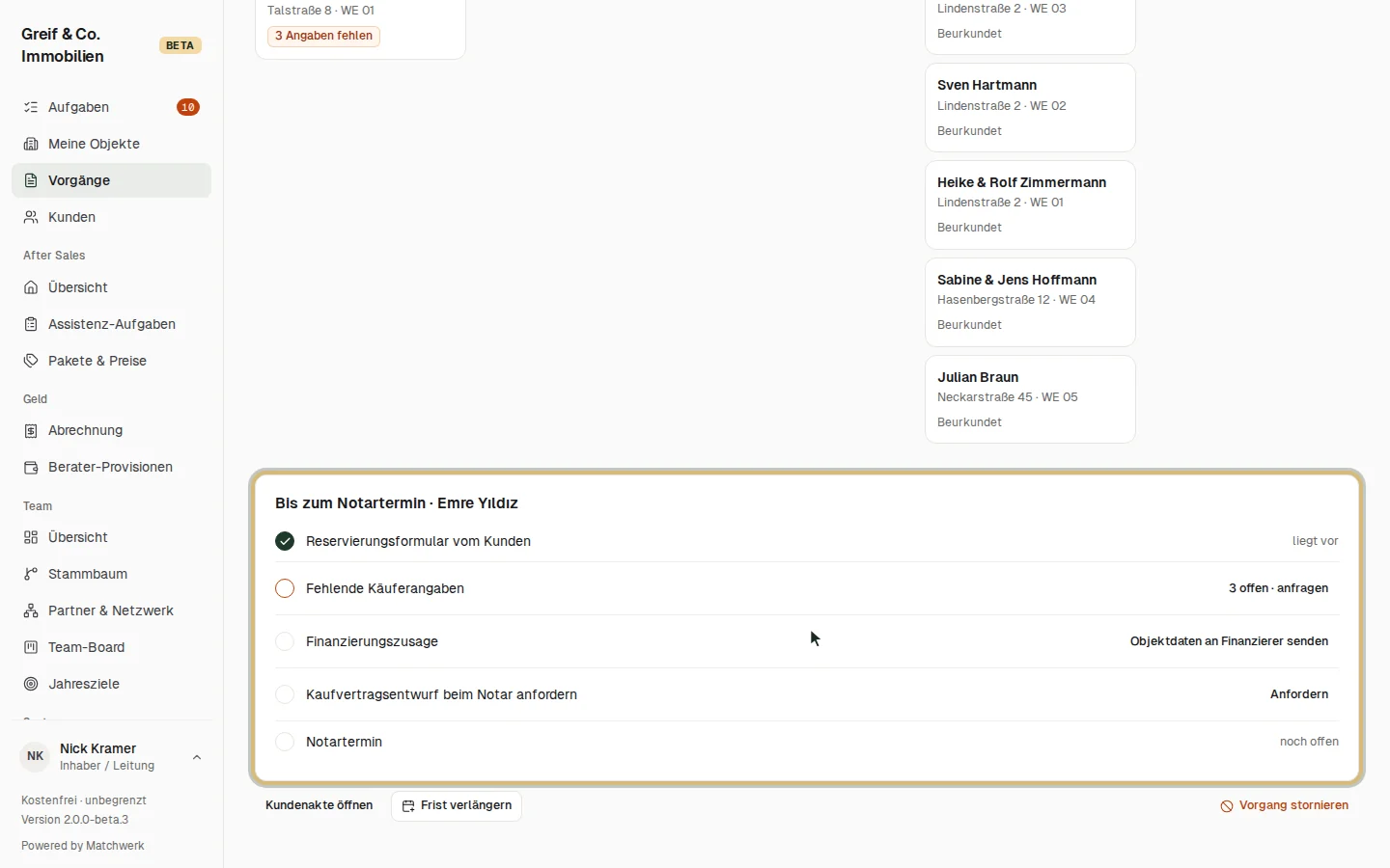 Die Checkliste „Bis zum Notartermin