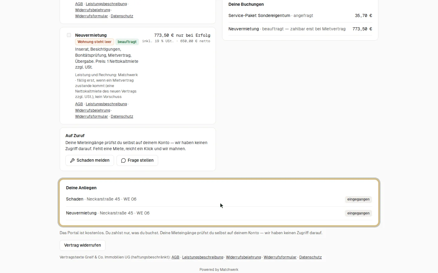 Deine Anliegen mit ihrem Stand