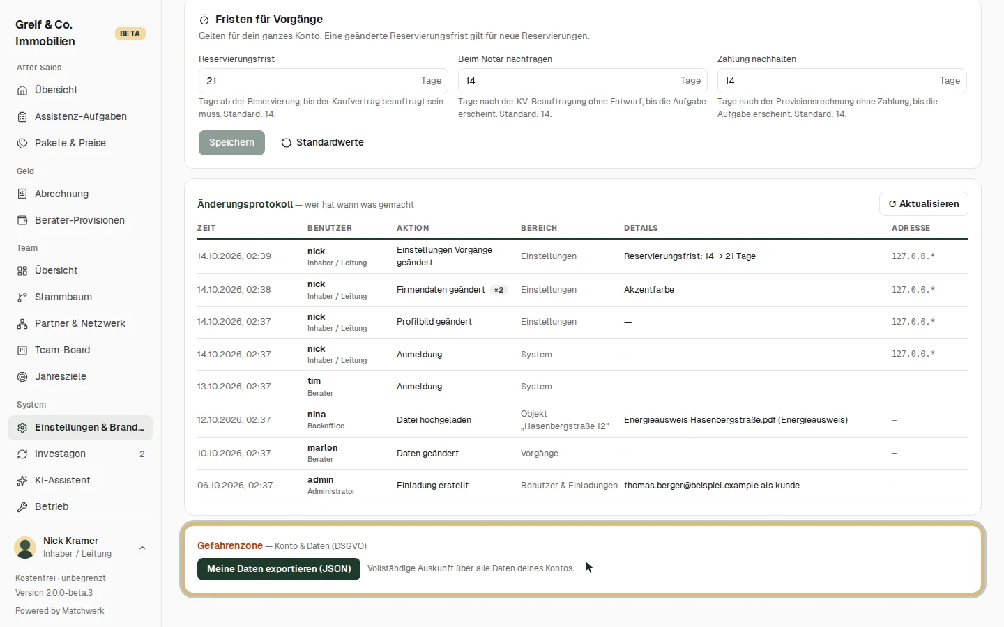 Datenexport in der Gefahrenzone