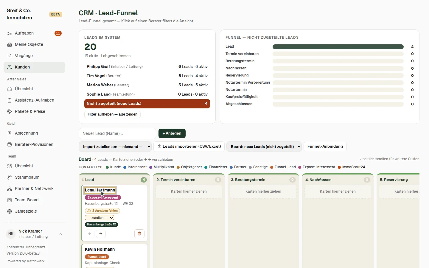 Der neue Lead im CRM