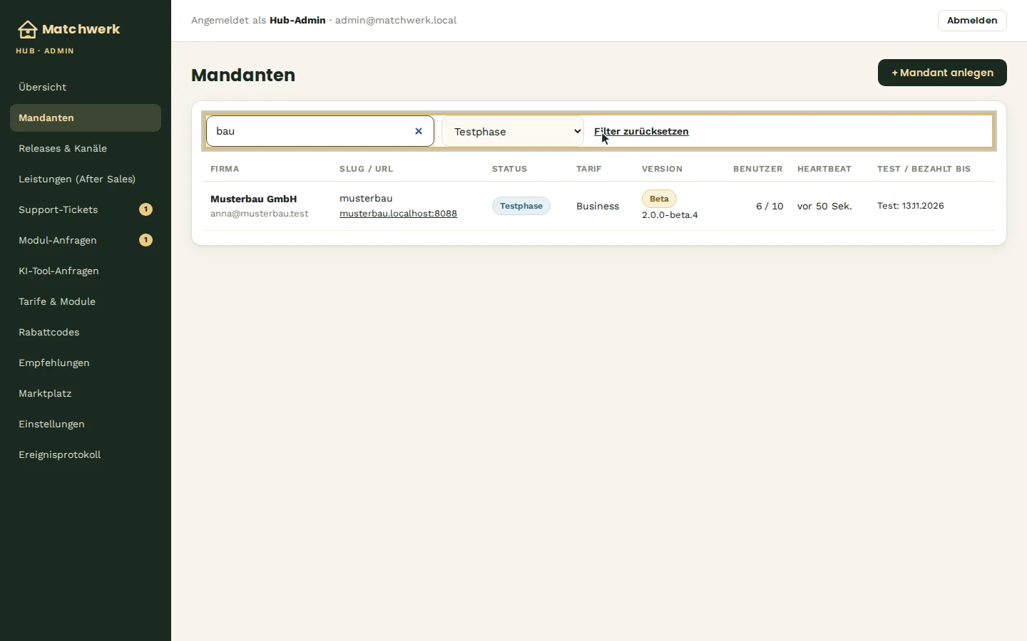 Gefiltert: Suche „bau